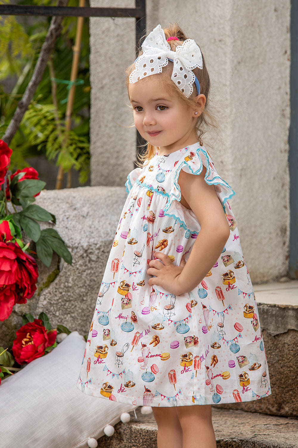 Baby cotton French Summer dress