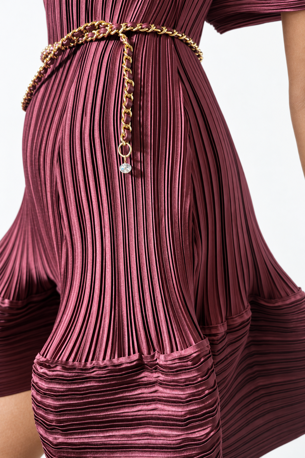 BURGUNDY MUSE Dress