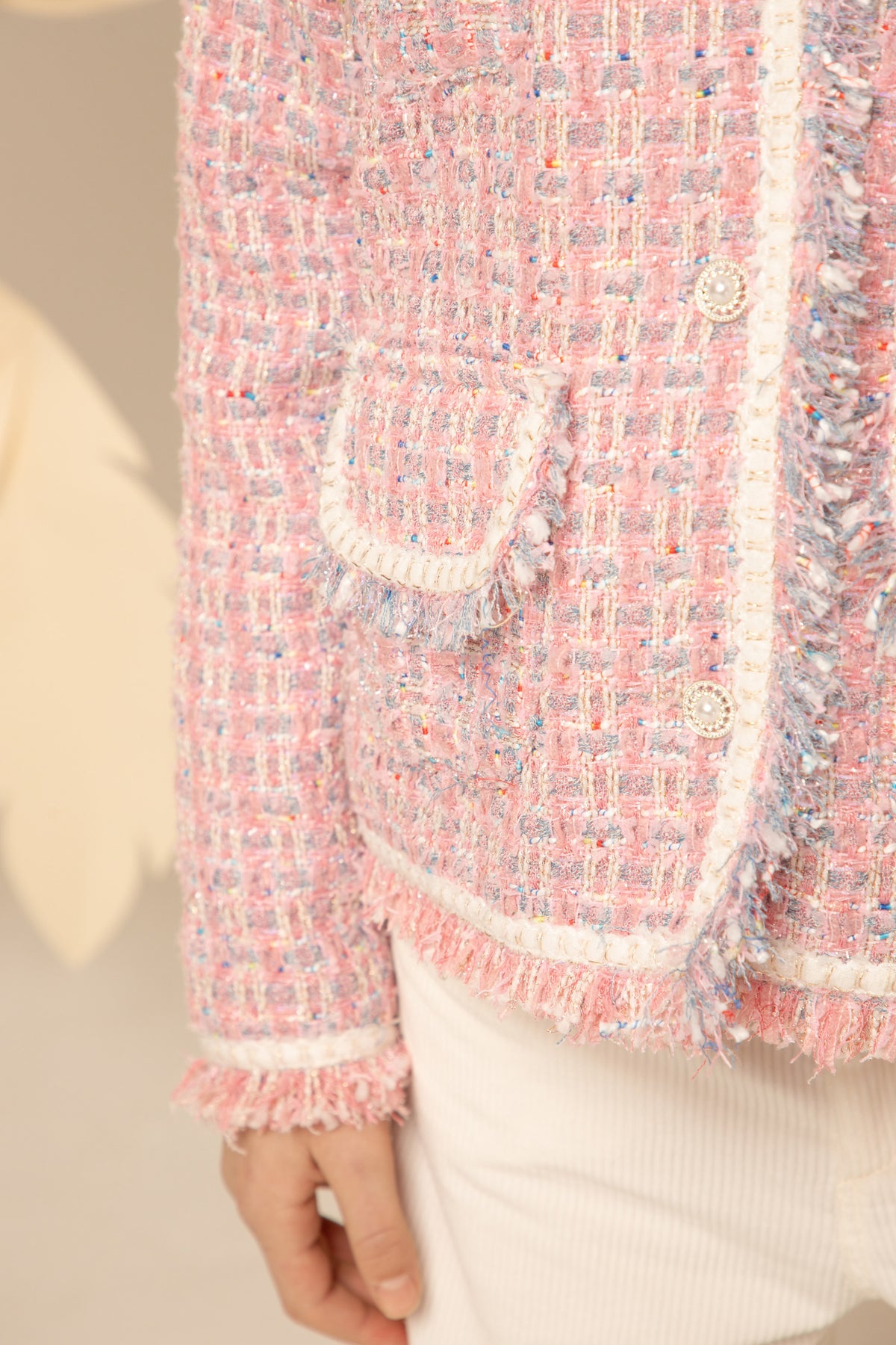 Detail of the front flap pocket