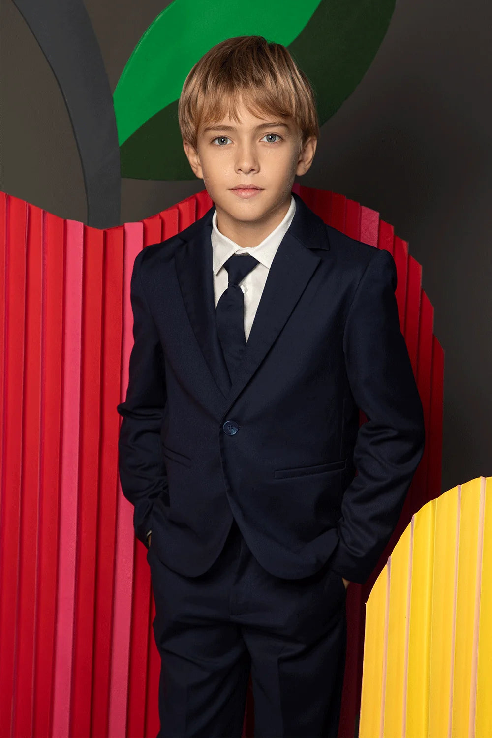Classic navy suit