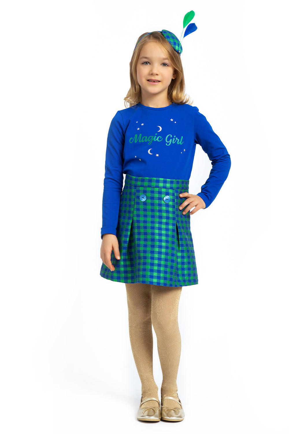 Royal blue "Magic Girl" t-shirt