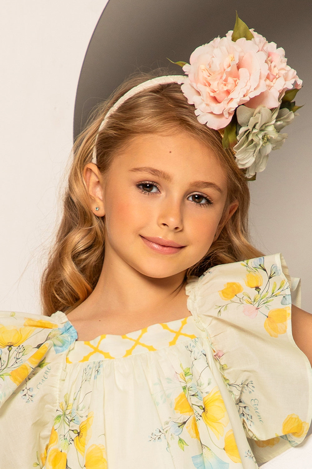 Multicolor flower headband