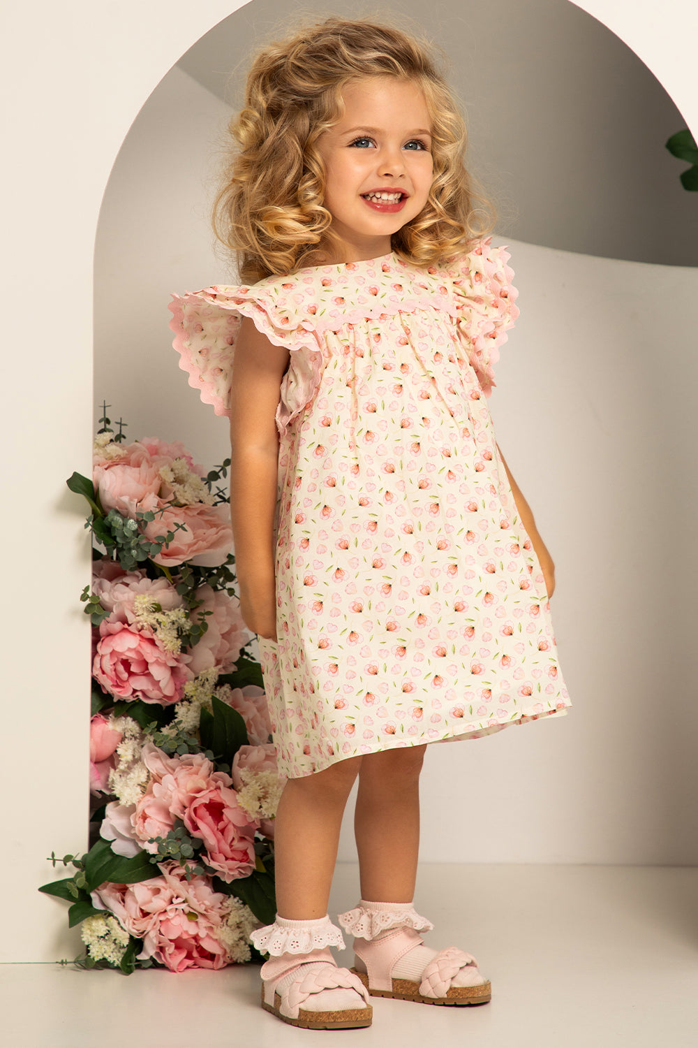 baby girls floral cotton sateen dress Amazon.com: Toddler Baby Girl Floral Print Dress Short Sleeve Party Clothes Tulle Bubble Girls Dresses Flannel (Yellow, 6-12 Months): Clothing, Shoes & Jewelry
