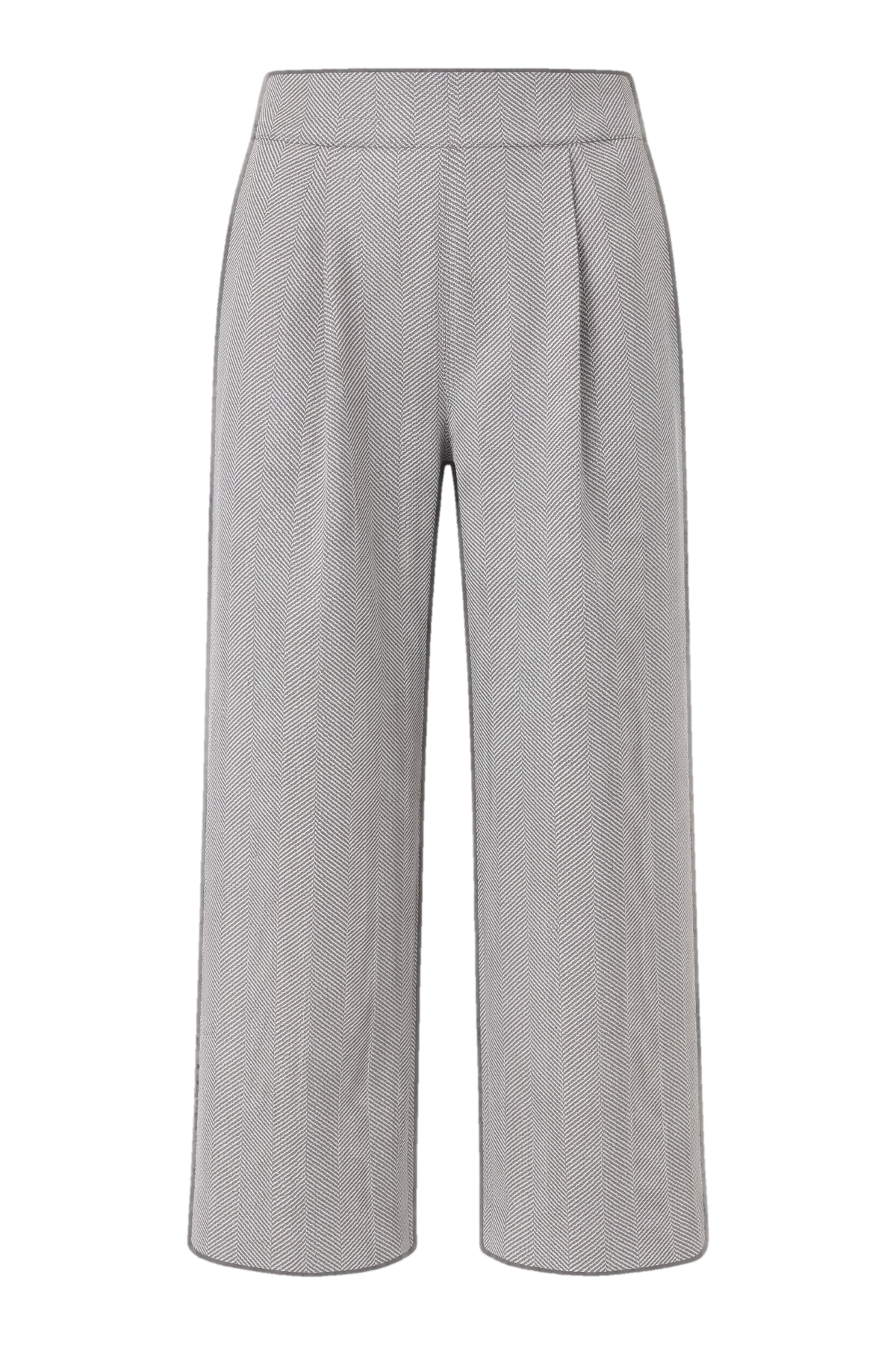 Denim and silver trousers - product view