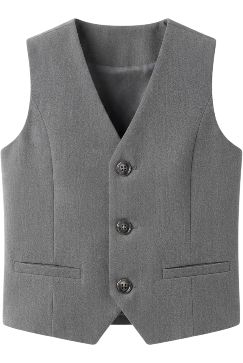 Gray vest - product view