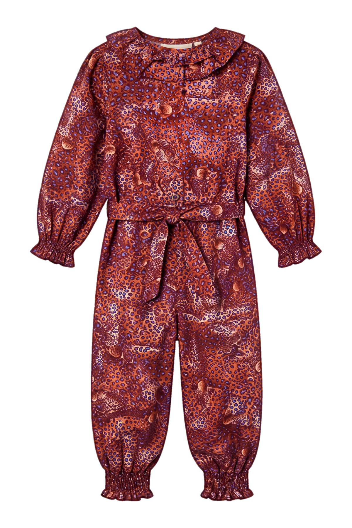 Animalistic Liberty print cotton jumpsuit - product view