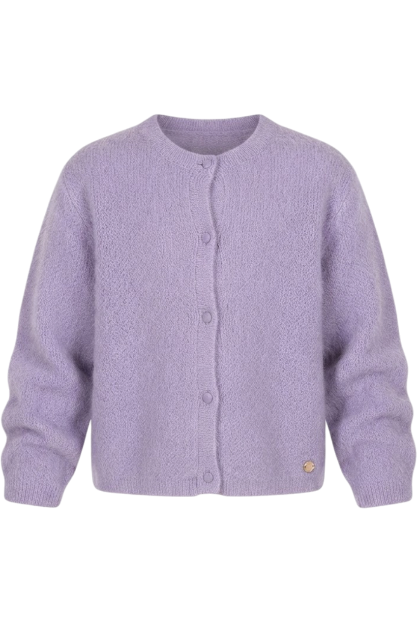 Lilac moher cardigan - product view