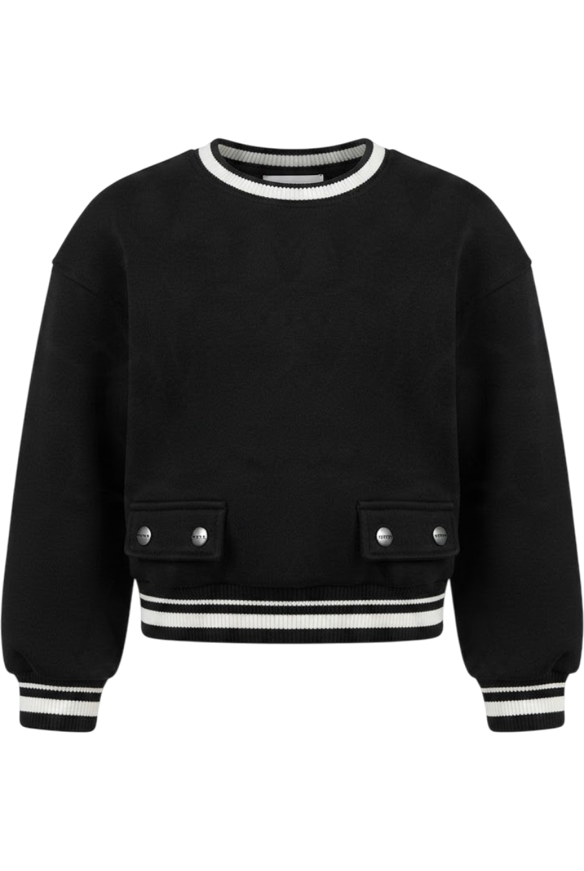 Black sweatshirt - product view