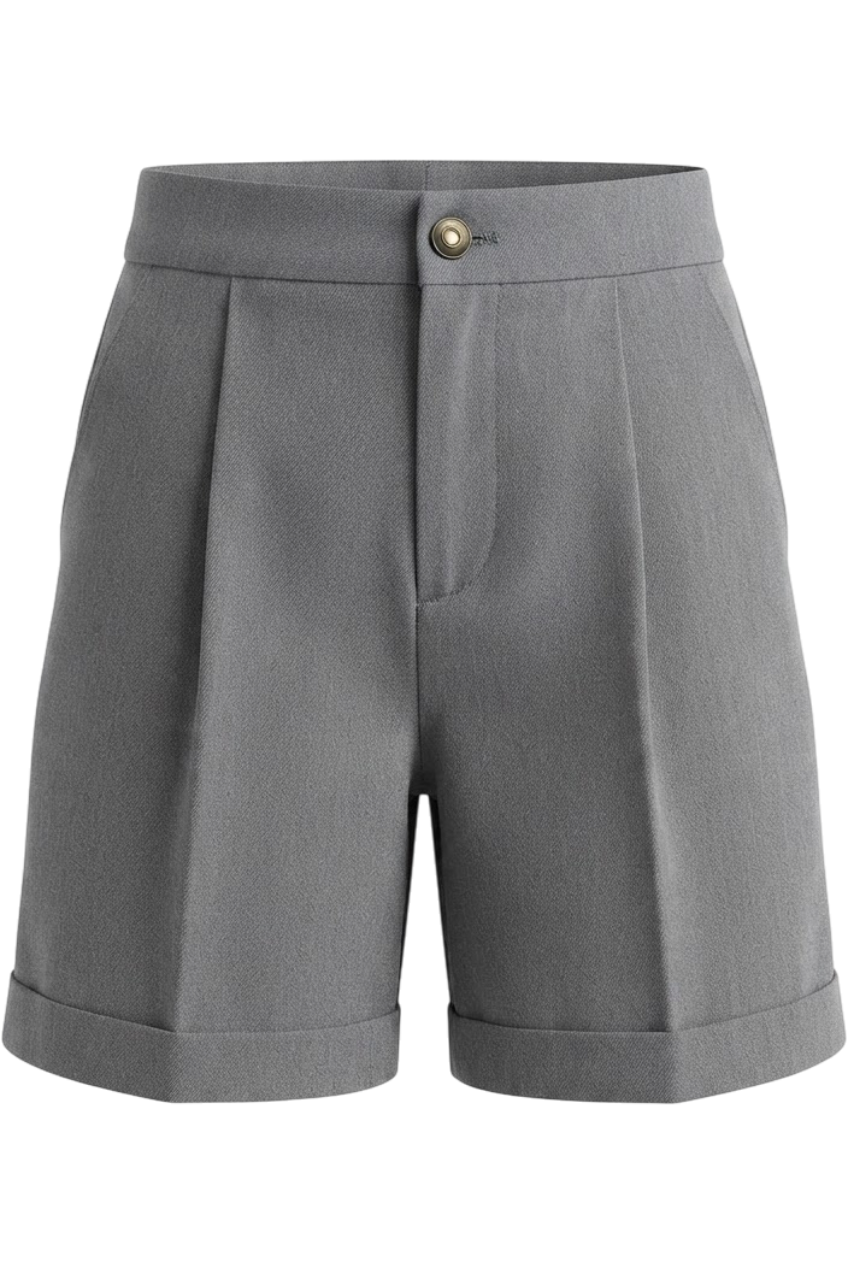 Gray shorts - product view