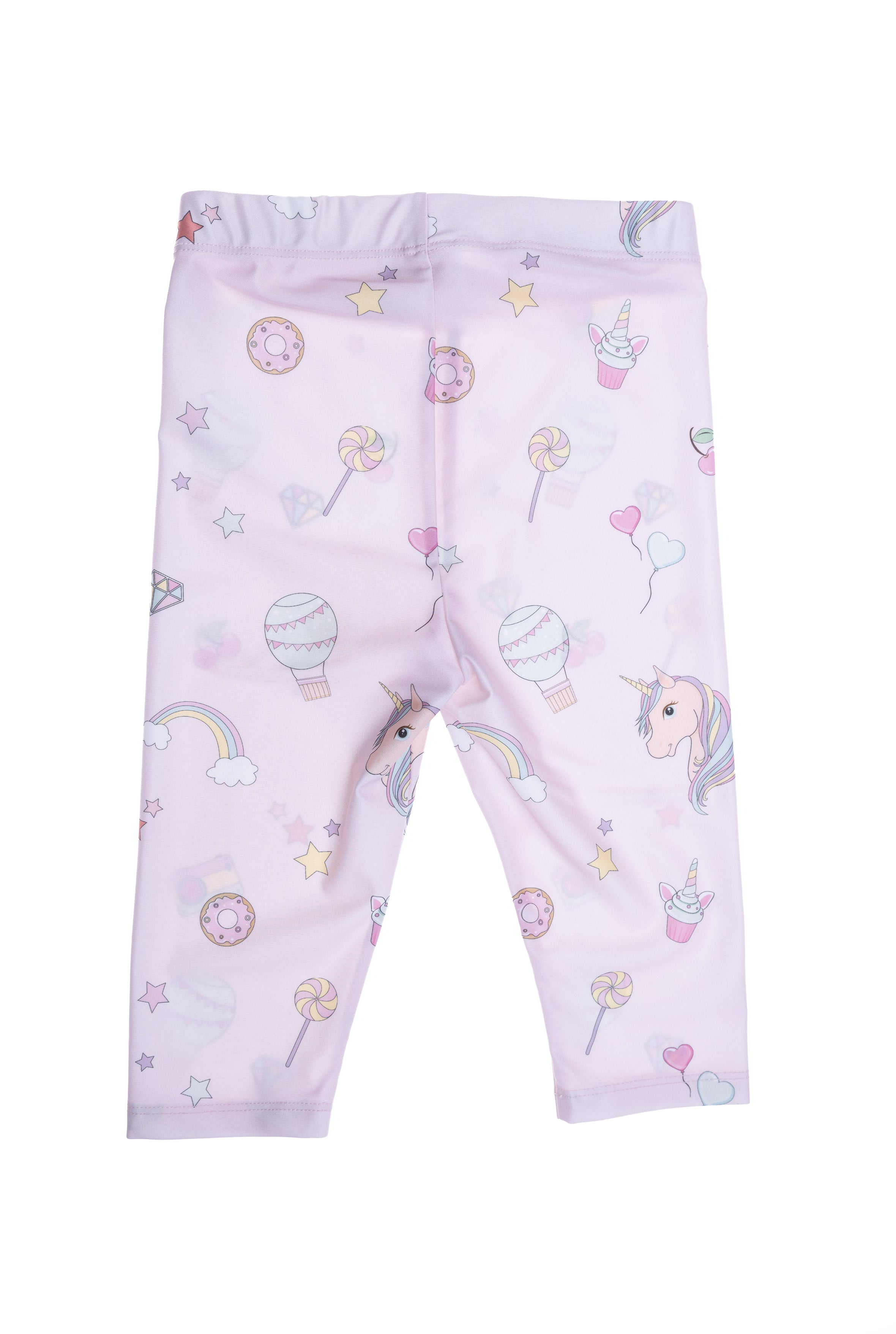 Light pink unicorn leggings