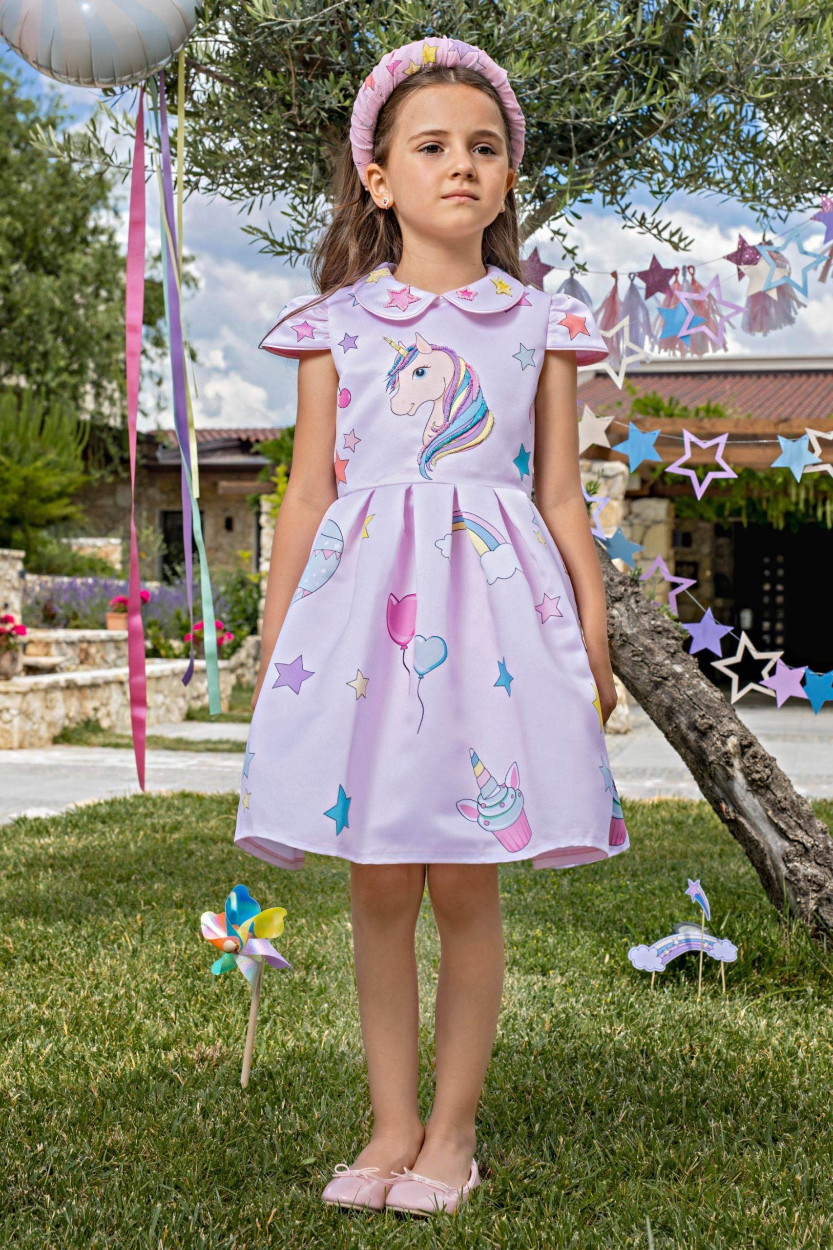 unicorn dress pink Unicorn Costume Gown - Rainbow Pink