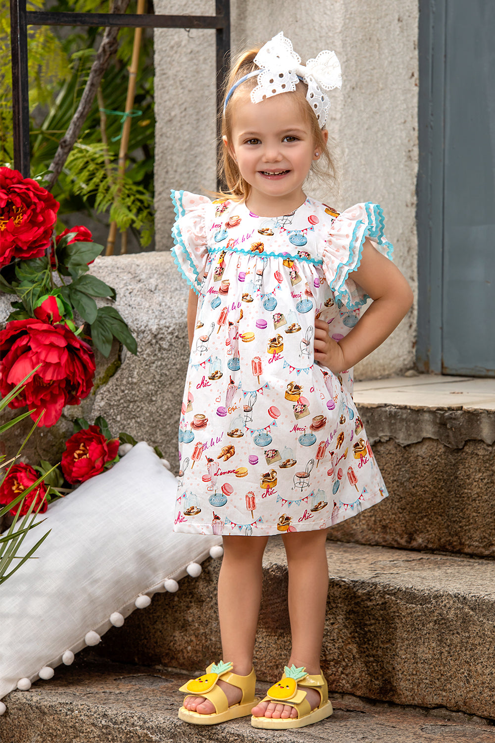 Baby cotton French Summer dress