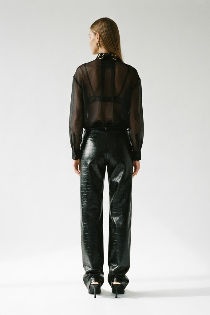 AURELIA Shirt with Decorated Collar
