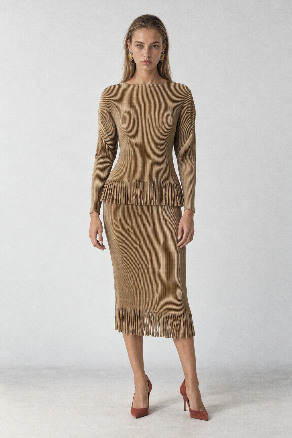 SAVANNA Fringed Top