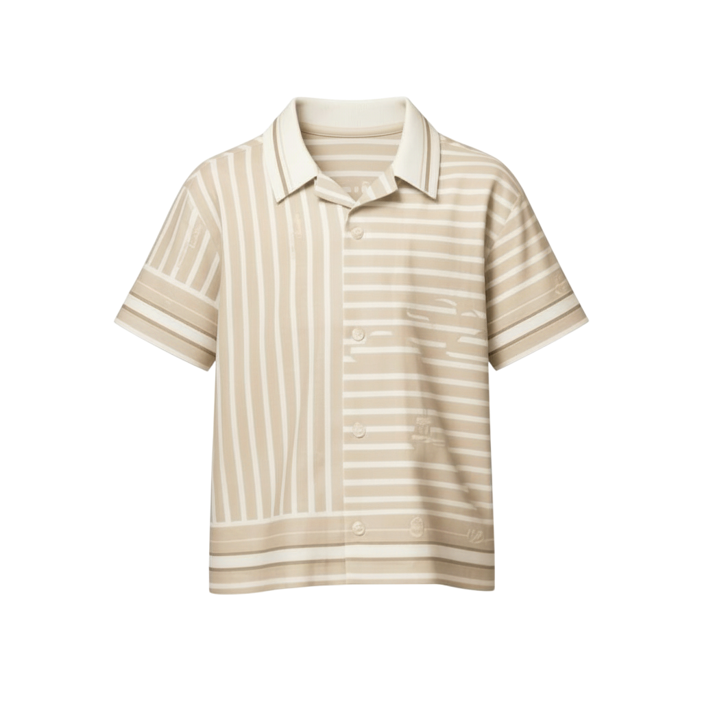Linen shirt with a classic collar