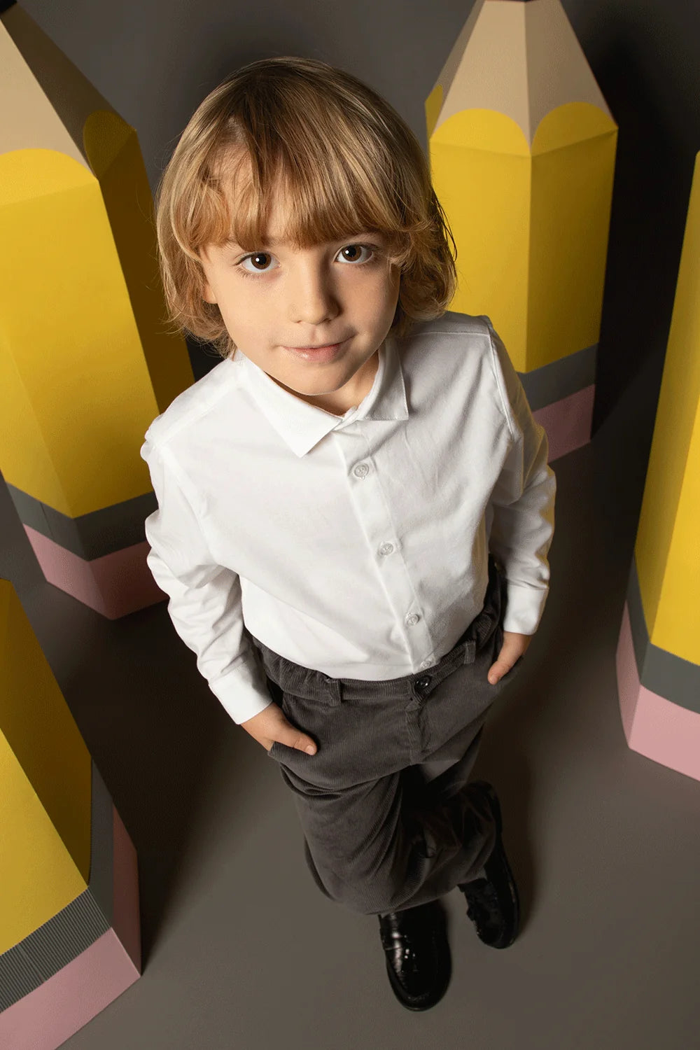 Classic white cotton shirt
