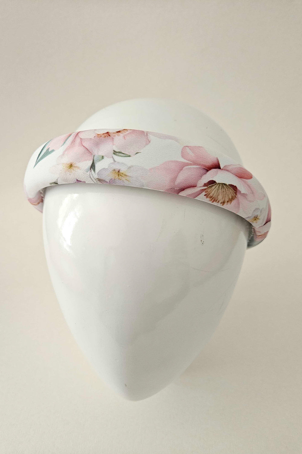 Pink flowers headband