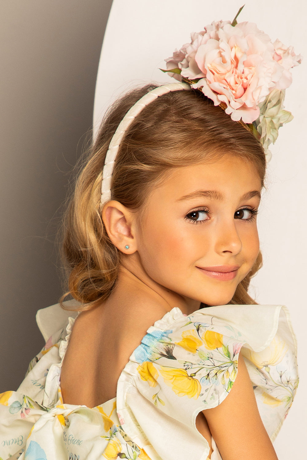 Multicolor flower headband