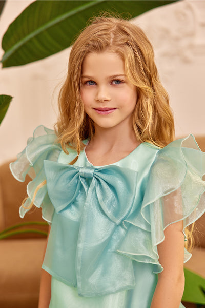 Set tulle skirt and top in mint