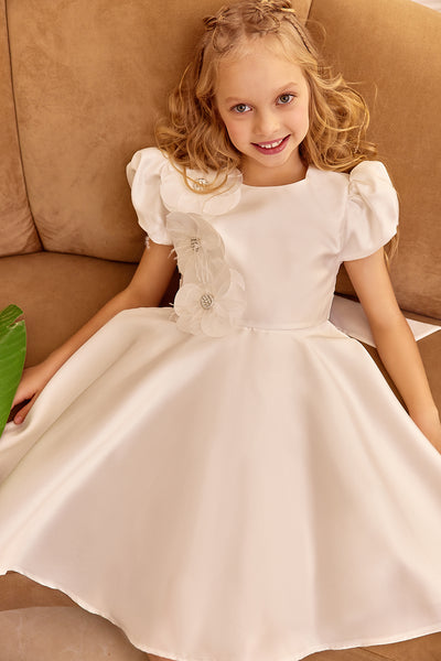 White tulle dress