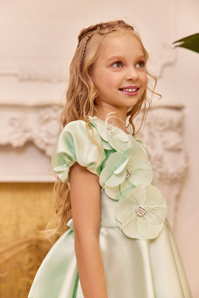 Mint tulle dress