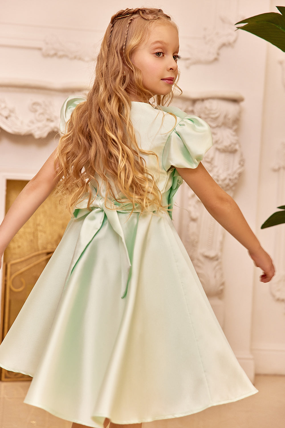 Mint tulle dress