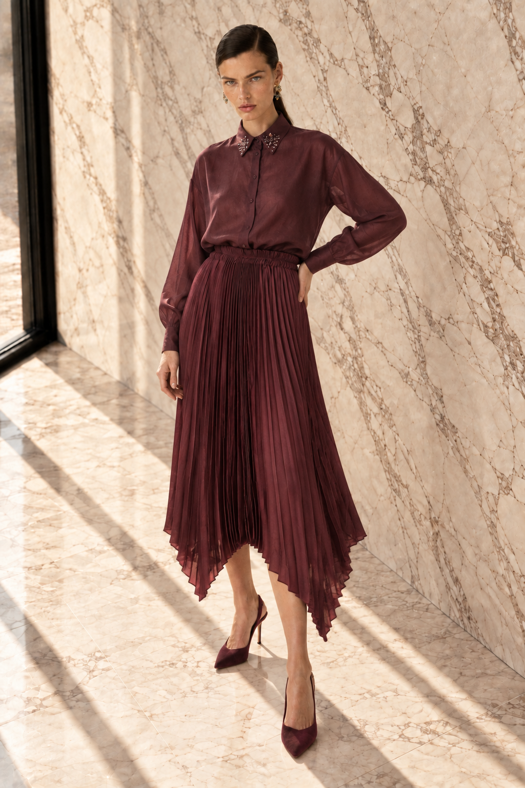 DIONE Pleated Skirt