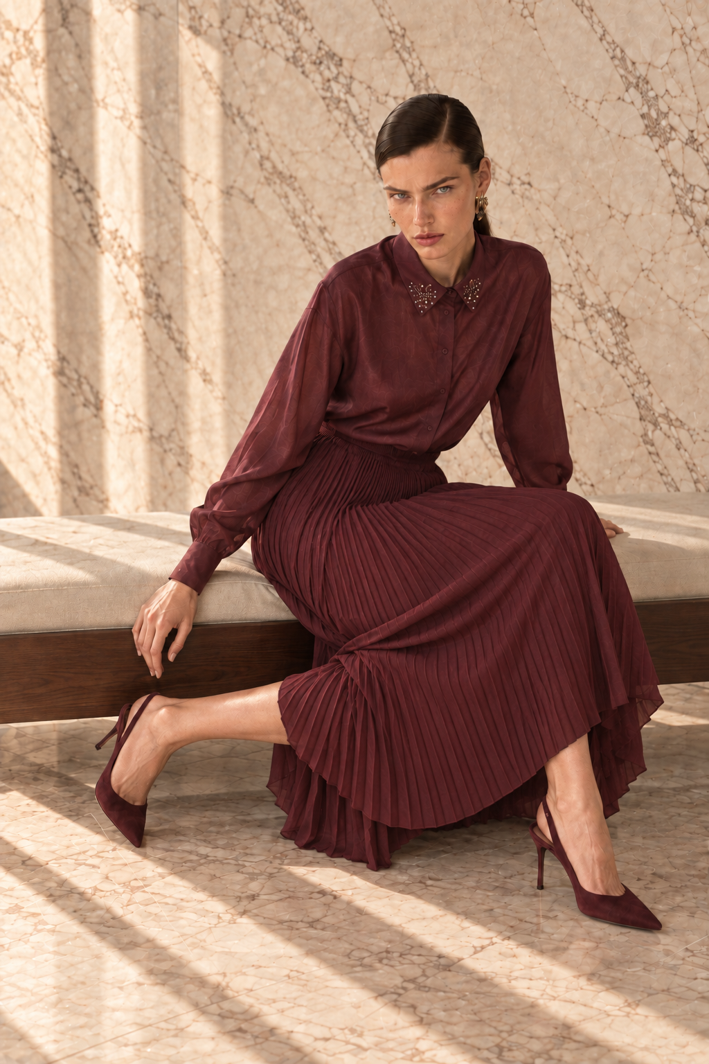 DIONE Pleated Skirt