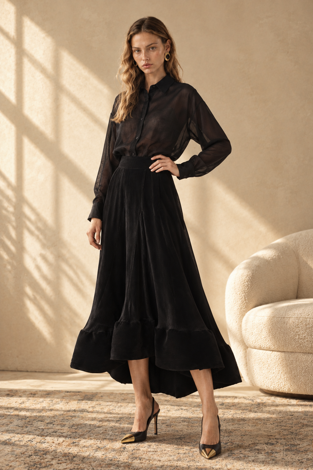 SIENA Pleated Skirt