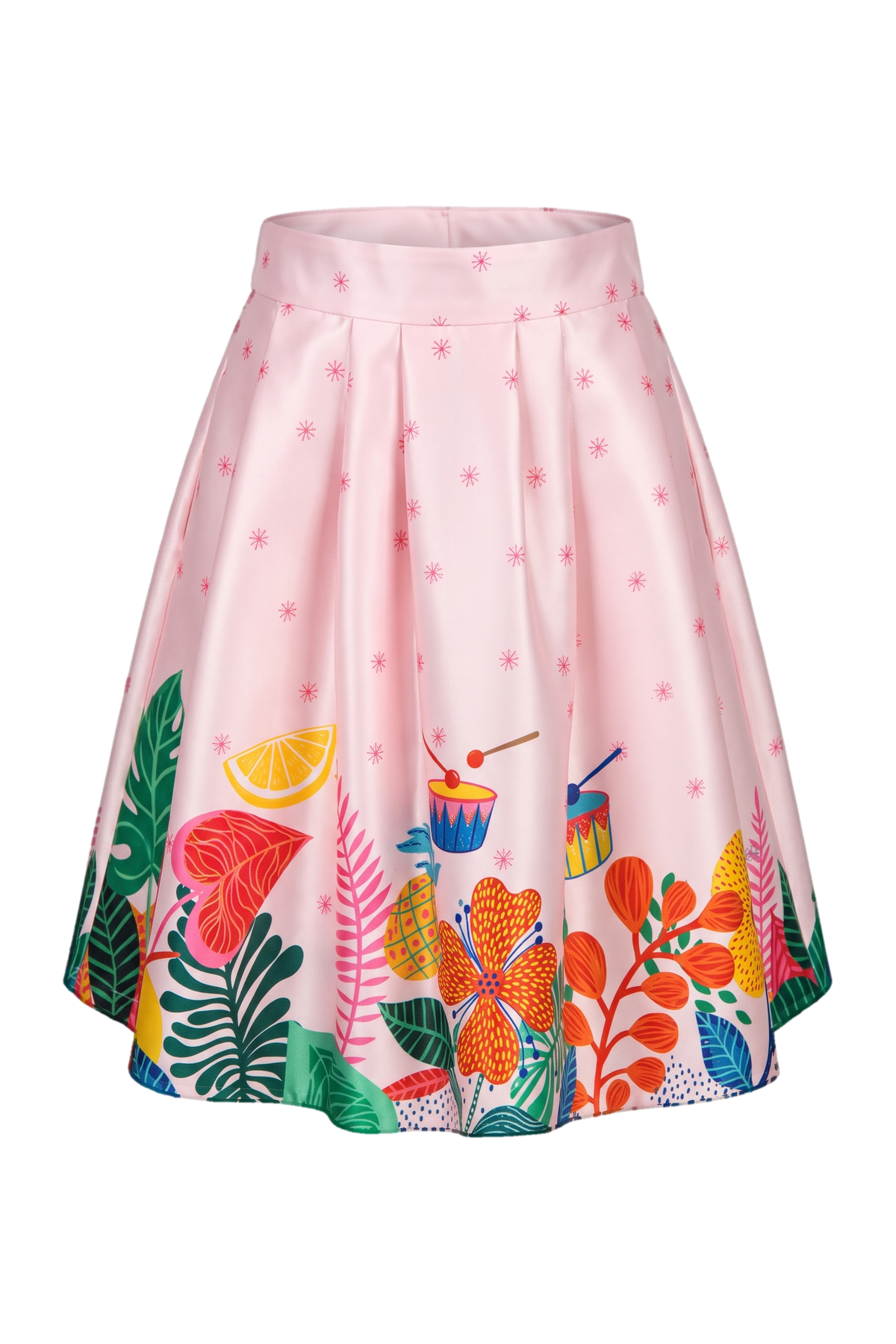 Pink Rio skirt with side pockets - product view
