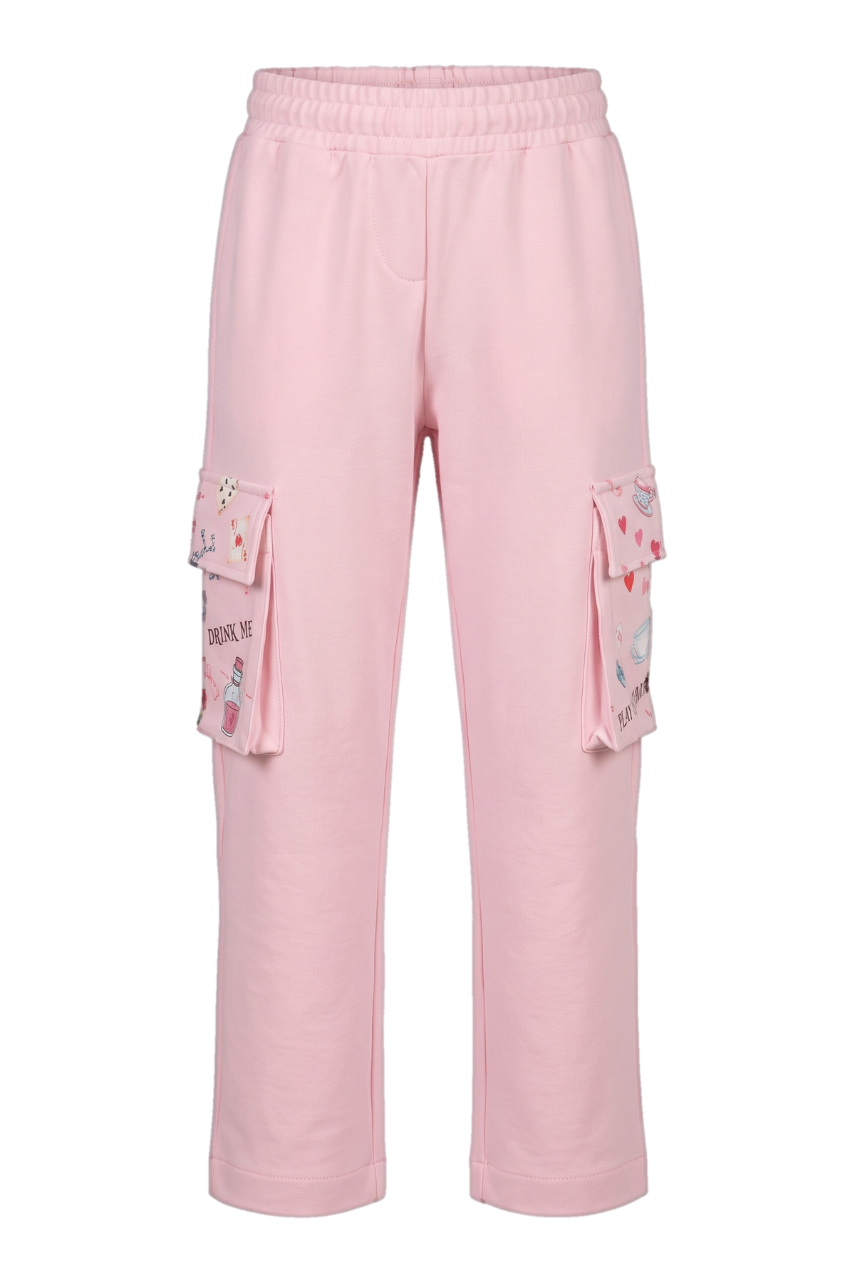 Pink "Alice in Wonderland" trackpants - product view