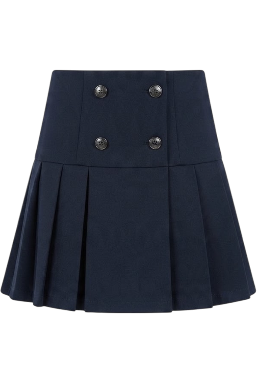 Dark blue punto skort - product view