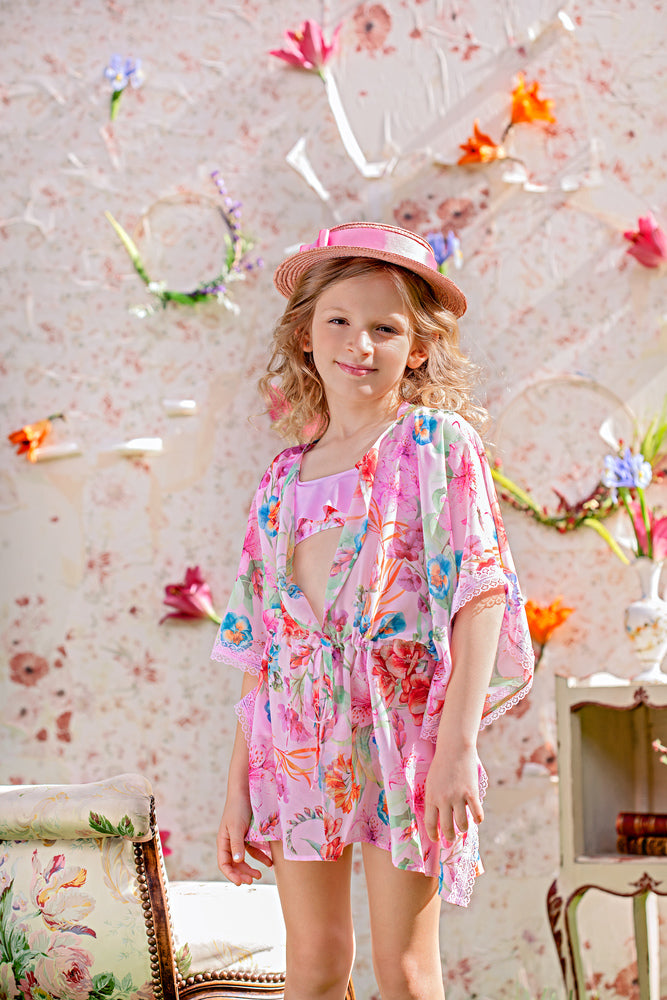 تونيك شيفون فريزيا وردي