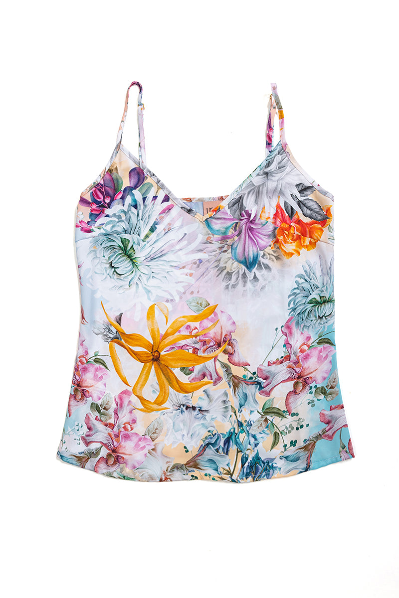 Top with beautiful flower print